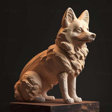 3D model Icelandic dog (STL)